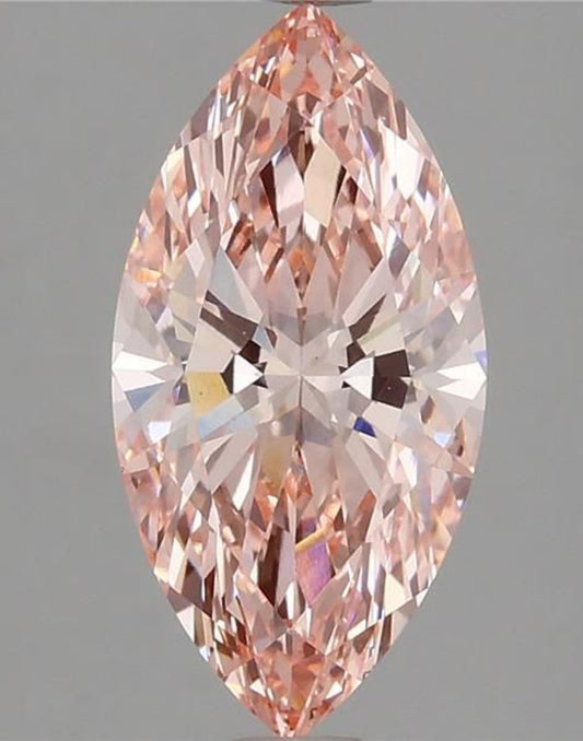 2.36ct Marquise fancy intense pink loose lab diamond